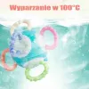 WOOPIE BABY Zabawka Sensoryczna 2w1 Gryzak Grzechotka Motessori